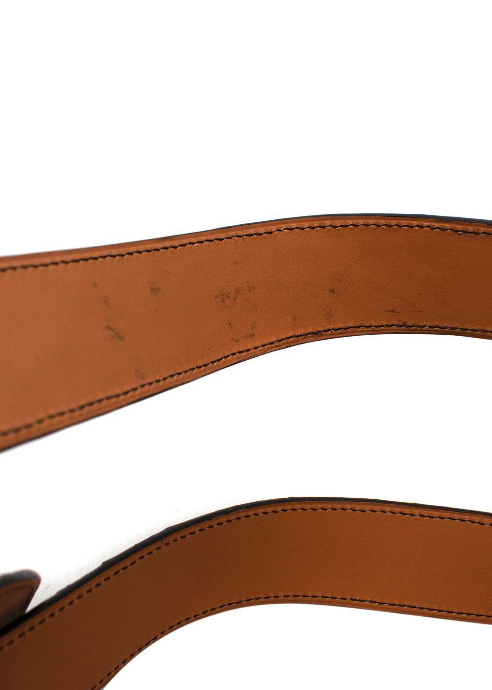 Maison Vaincourt Black crocodile waspie belt 75 - no cites