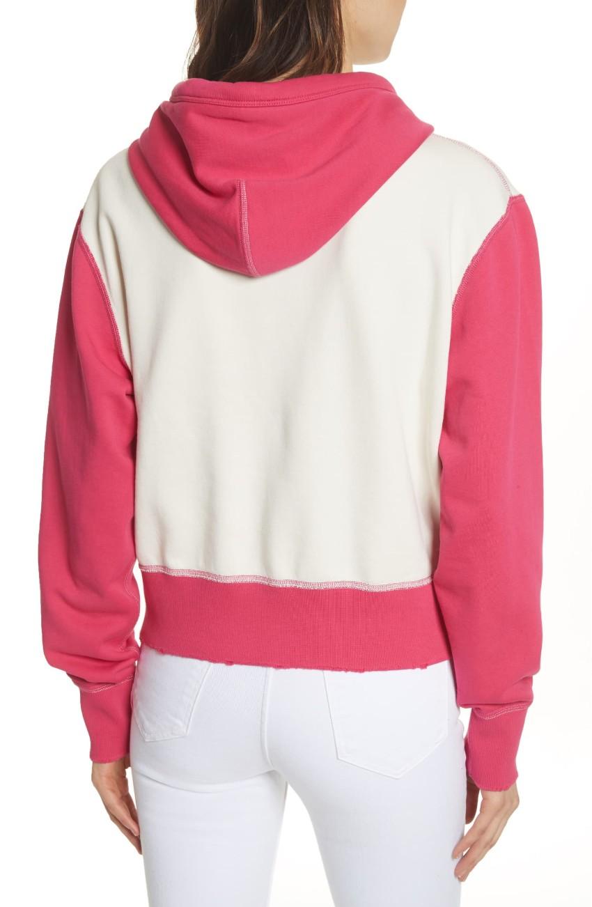 Rag & Bone Shrunken Colour Block Hoodie