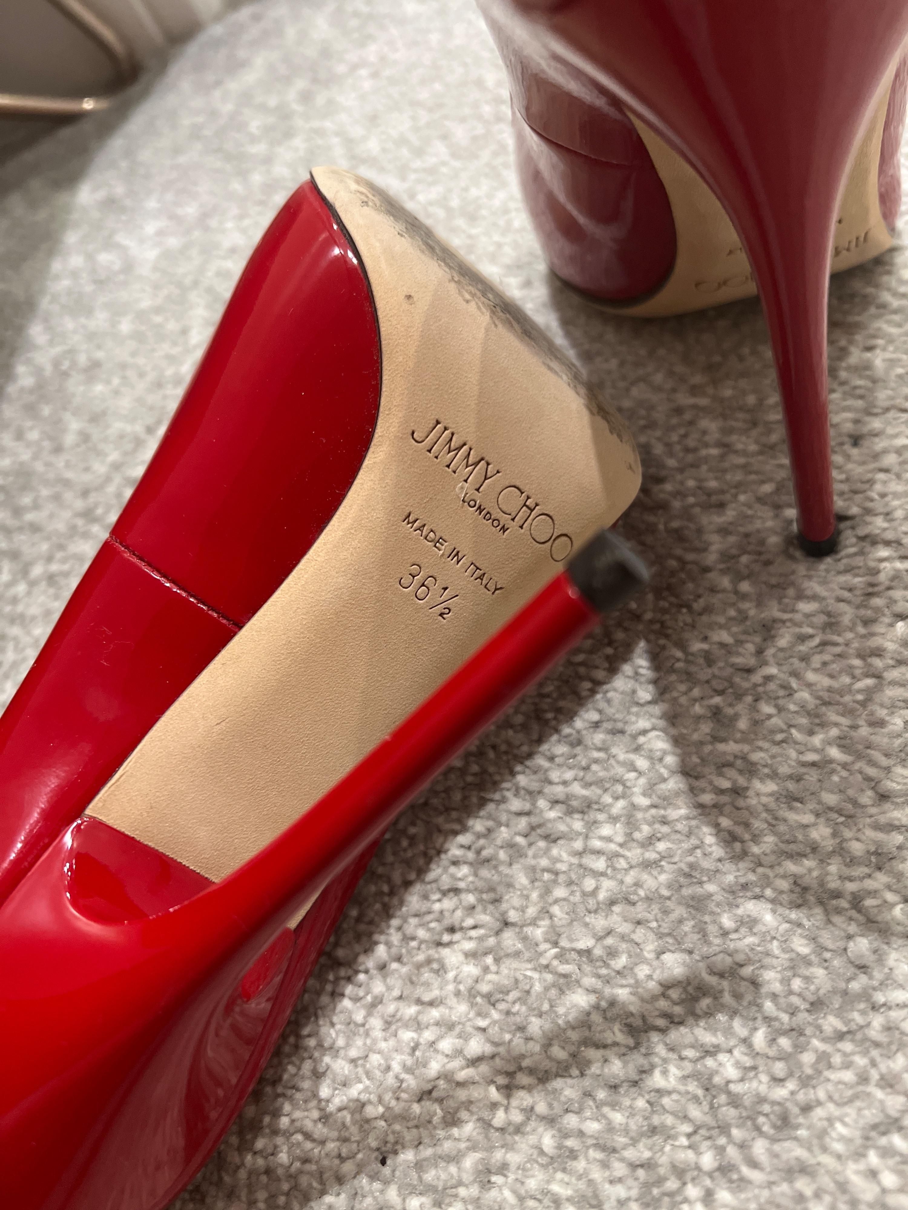 Red Patent Anouk 120mm Pumps