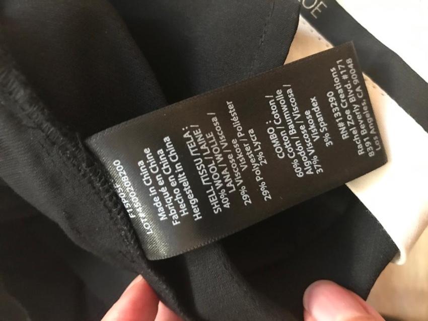 Rachel Zoe Black Tuxedo Pants
