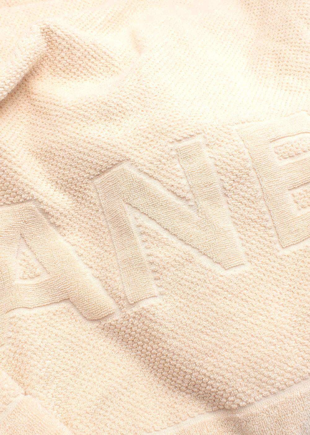 Chanel Beige Cotton Beach Towel