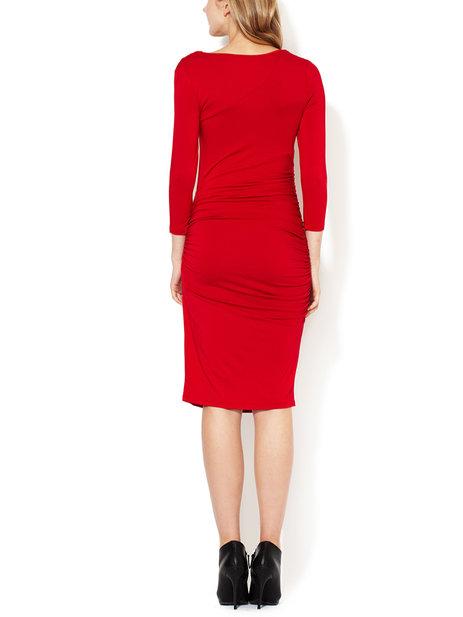 Catherine Malandrino Asymmetrical Ruched Bodycon Dress