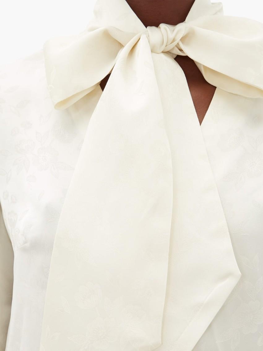 Racil ivory Solange  Pussybow Blouse
