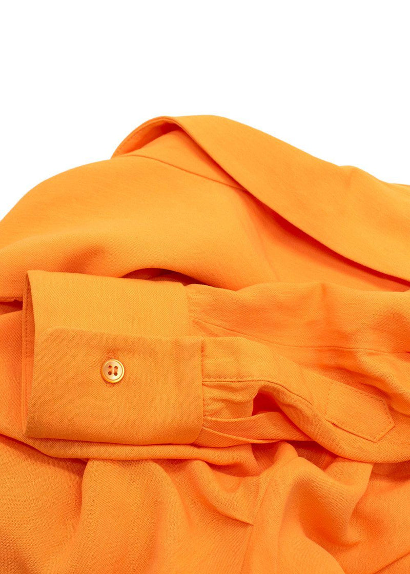 Jacquemus Orange Le Splash Mini Dress