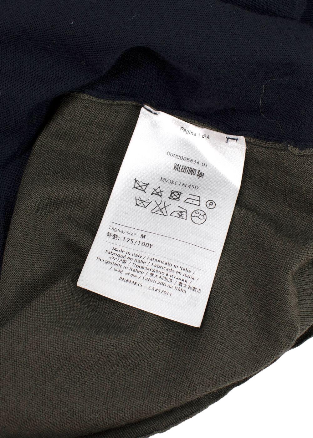 Valentino Two Tone Crew Neck Jumper