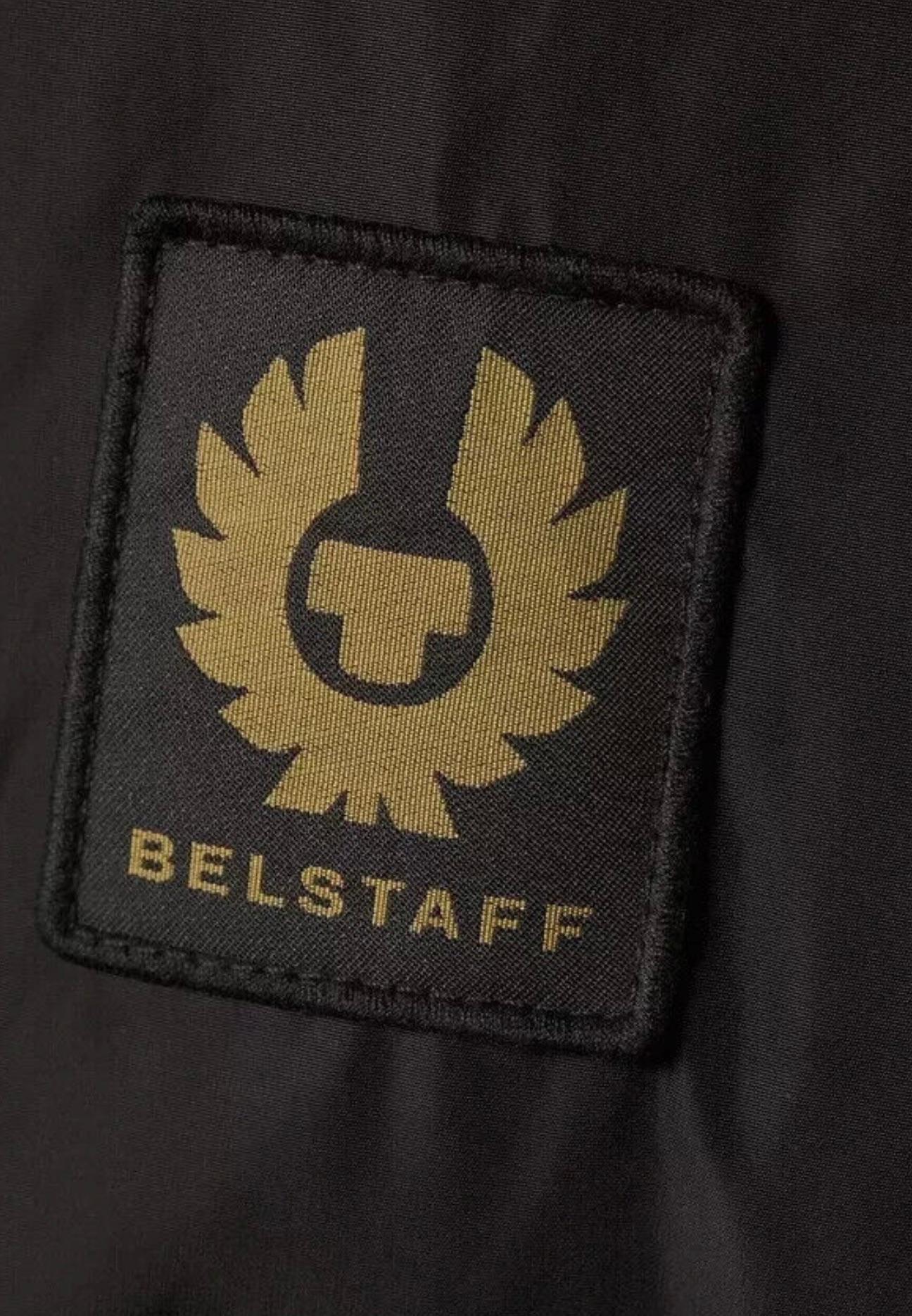 Belstaff Black Grasmore Down Filled Puffer Coat.