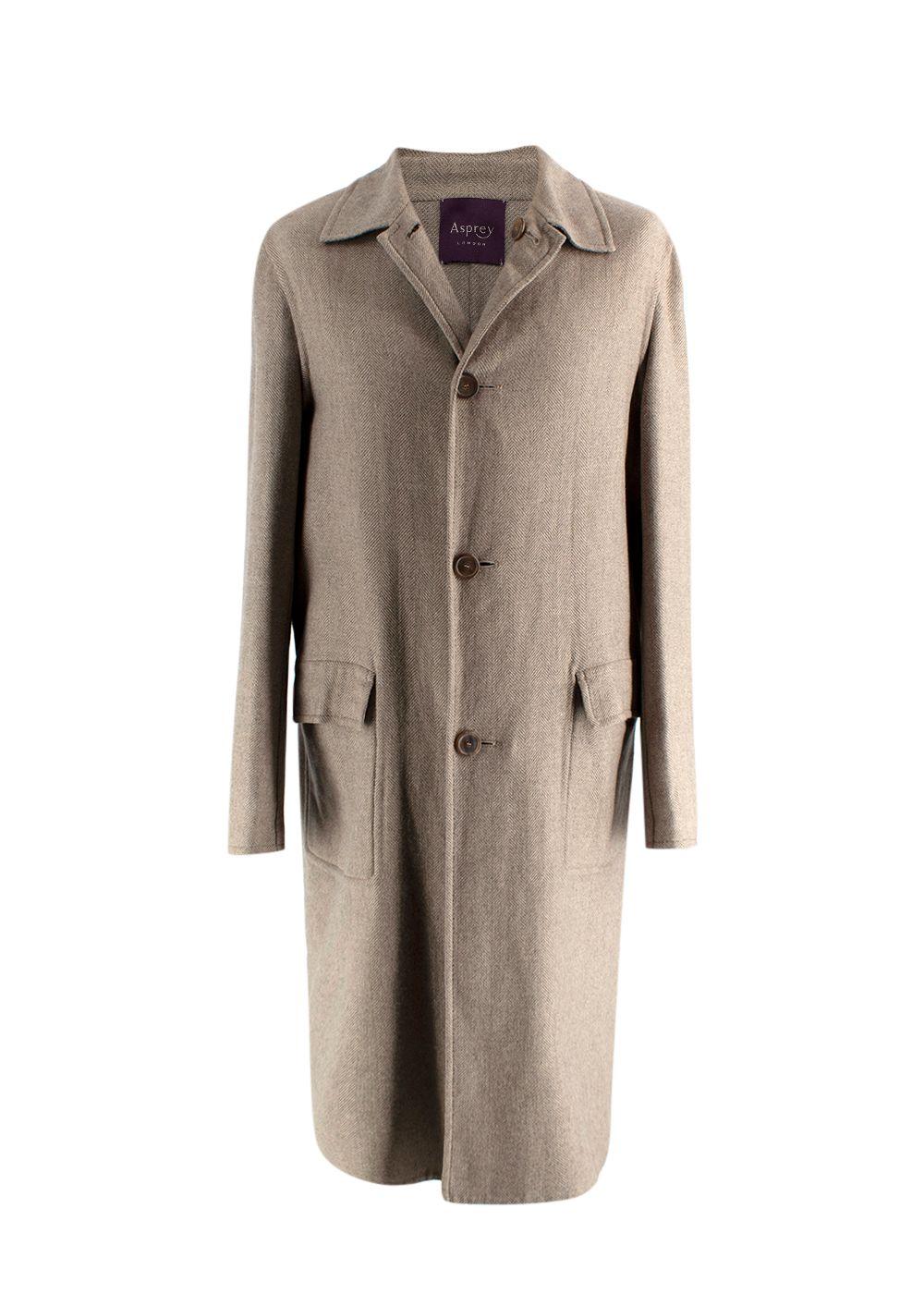 Asprey Beige Cashmere Long Coat