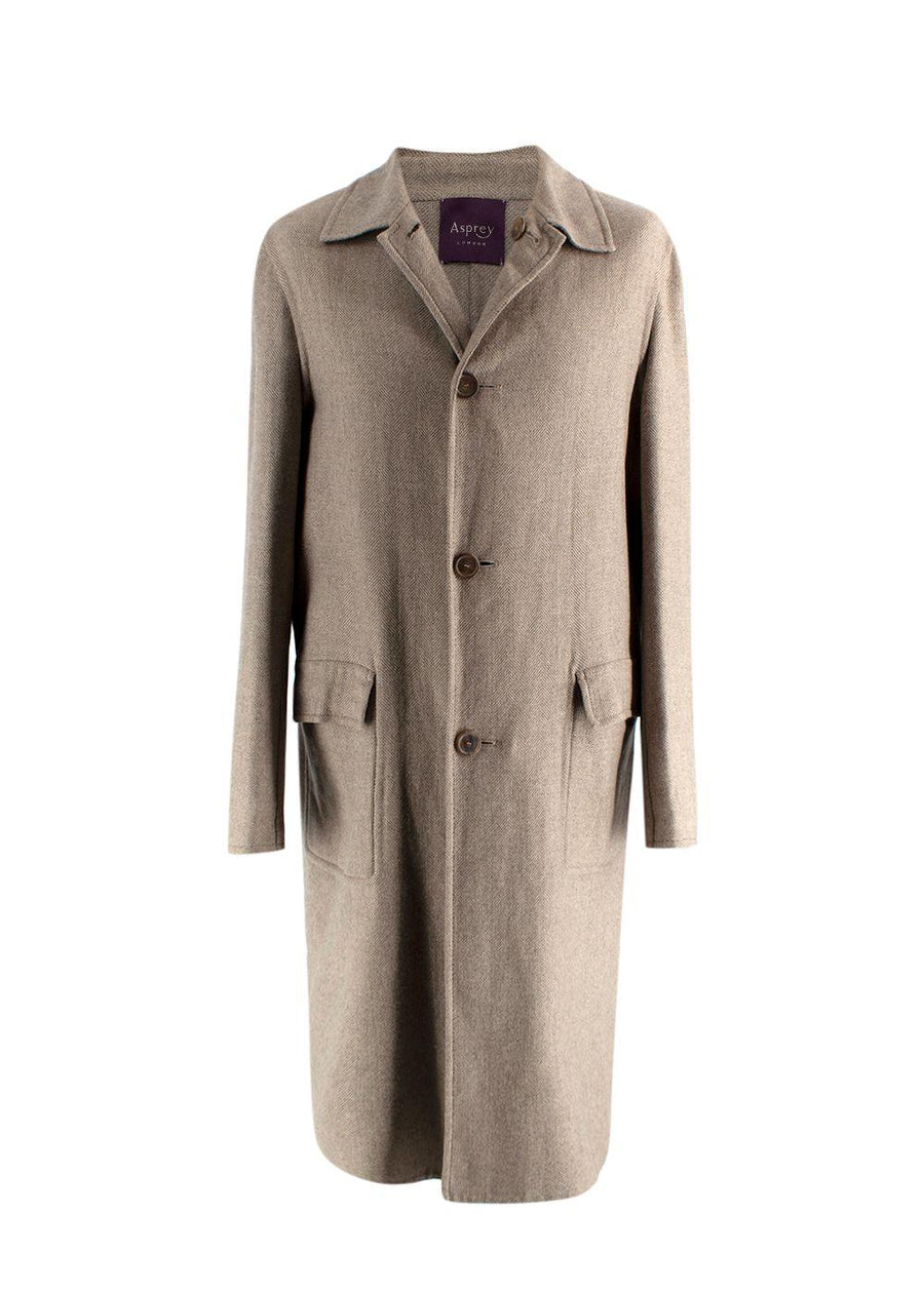 Asprey Beige Cashmere Long Coat