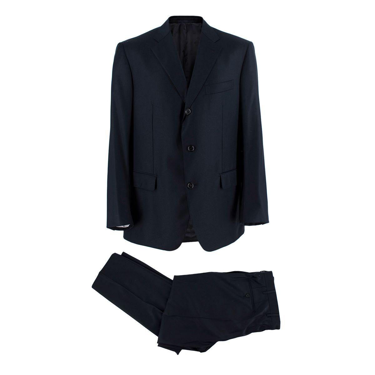 Dark Navy Fine Wool Suit