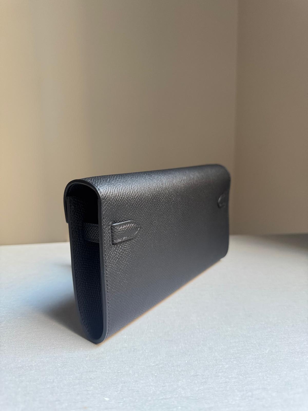 Hermes Black Epsom Kelly To Go