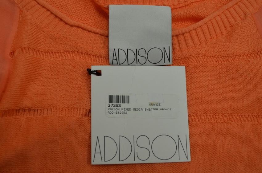 Addison "Payson" mixed-media top