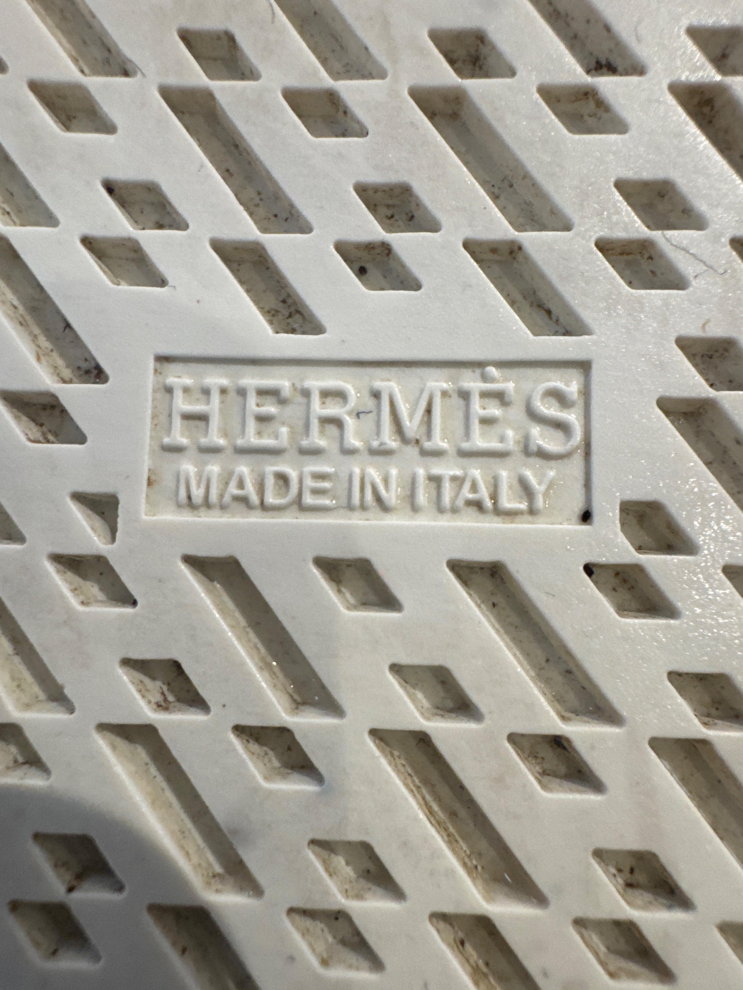 Hermes White Quicker Sneaker