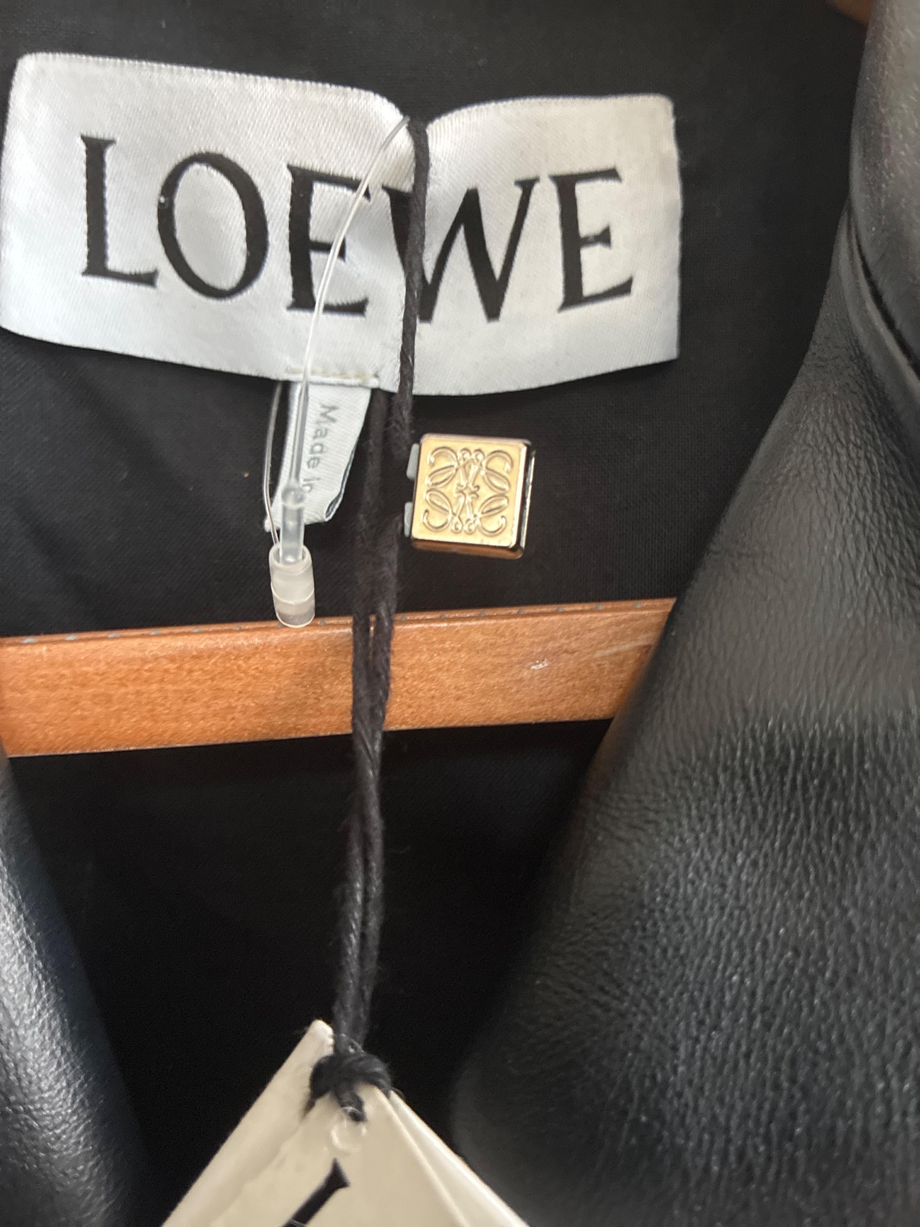 Black Trapeze Leather Biker Jacket