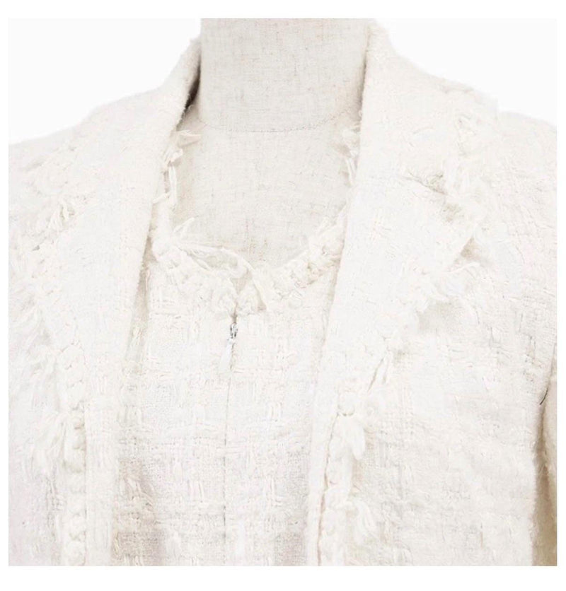 Chanel Tweed Boucle Dress Suit