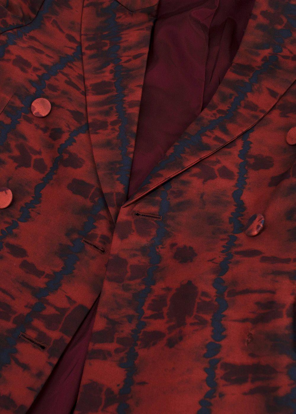 Altuzarra Hattson belted tie-dyed cotton-blend blazer