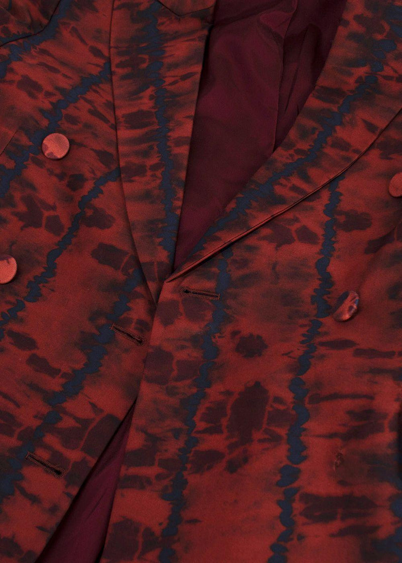 Altuzarra Hattson belted tie-dyed cotton-blend blazer