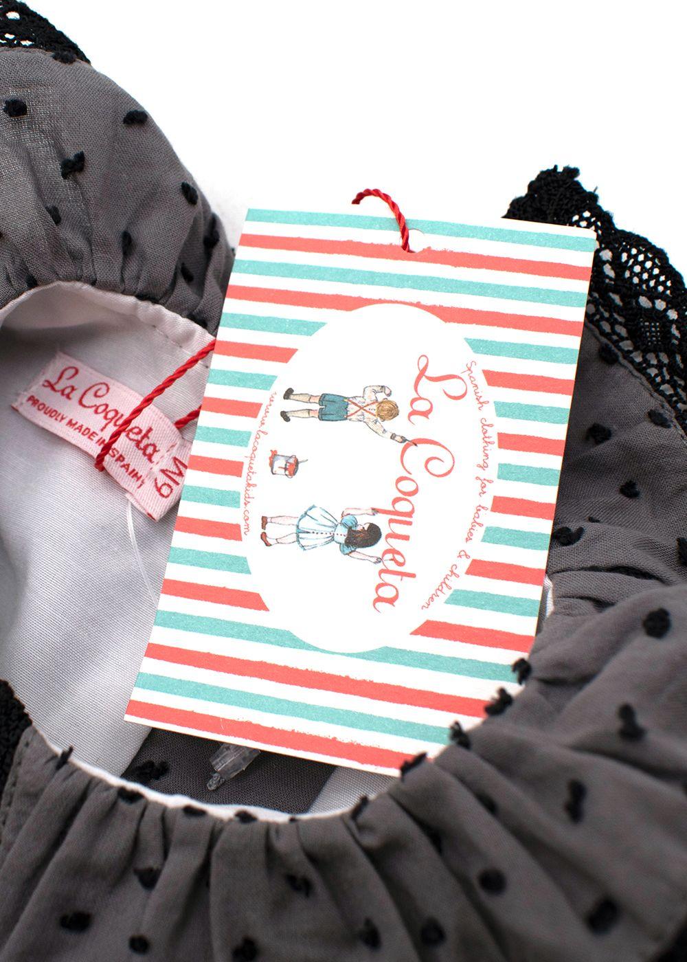 La Coqueta Kids 6m Polka Dot Dress