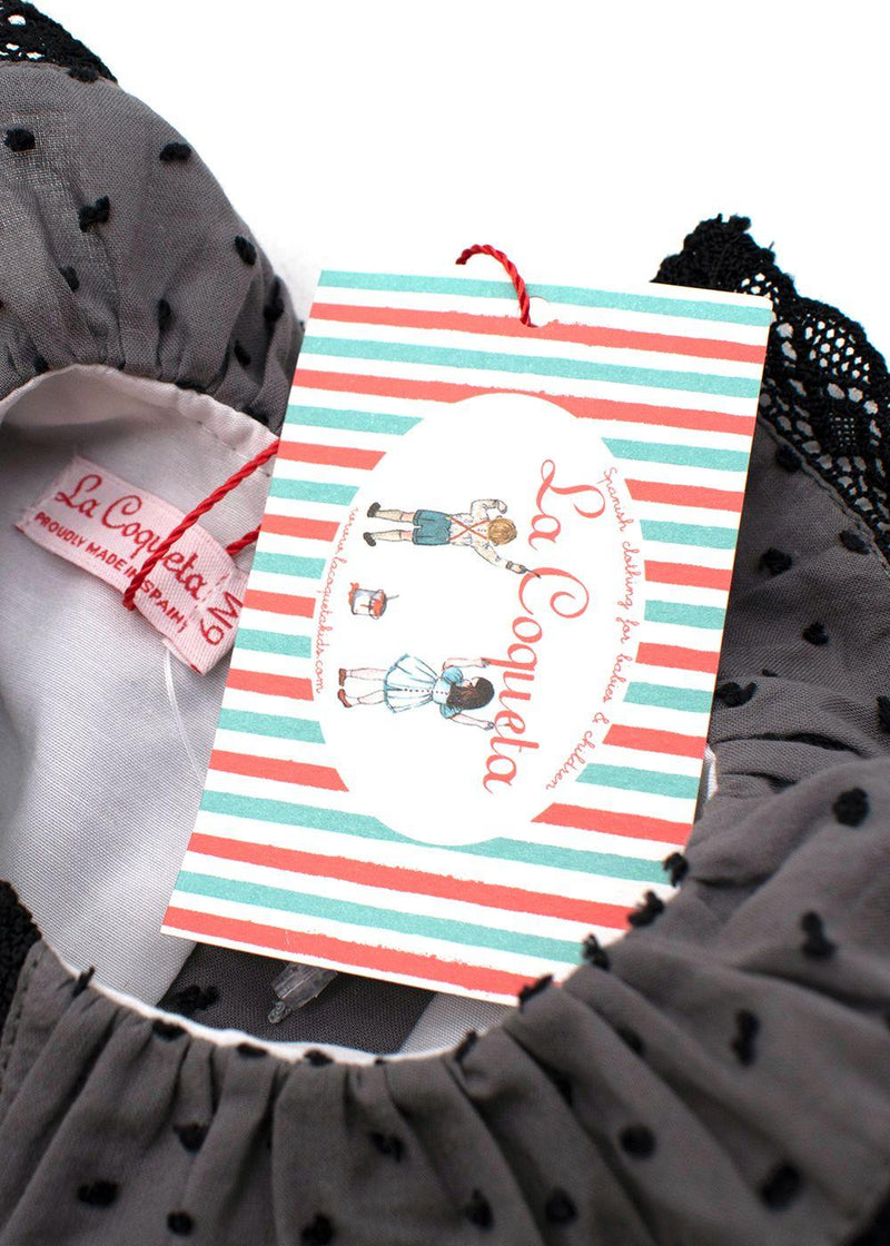 La Coqueta Kids 6m Polka Dot Dress