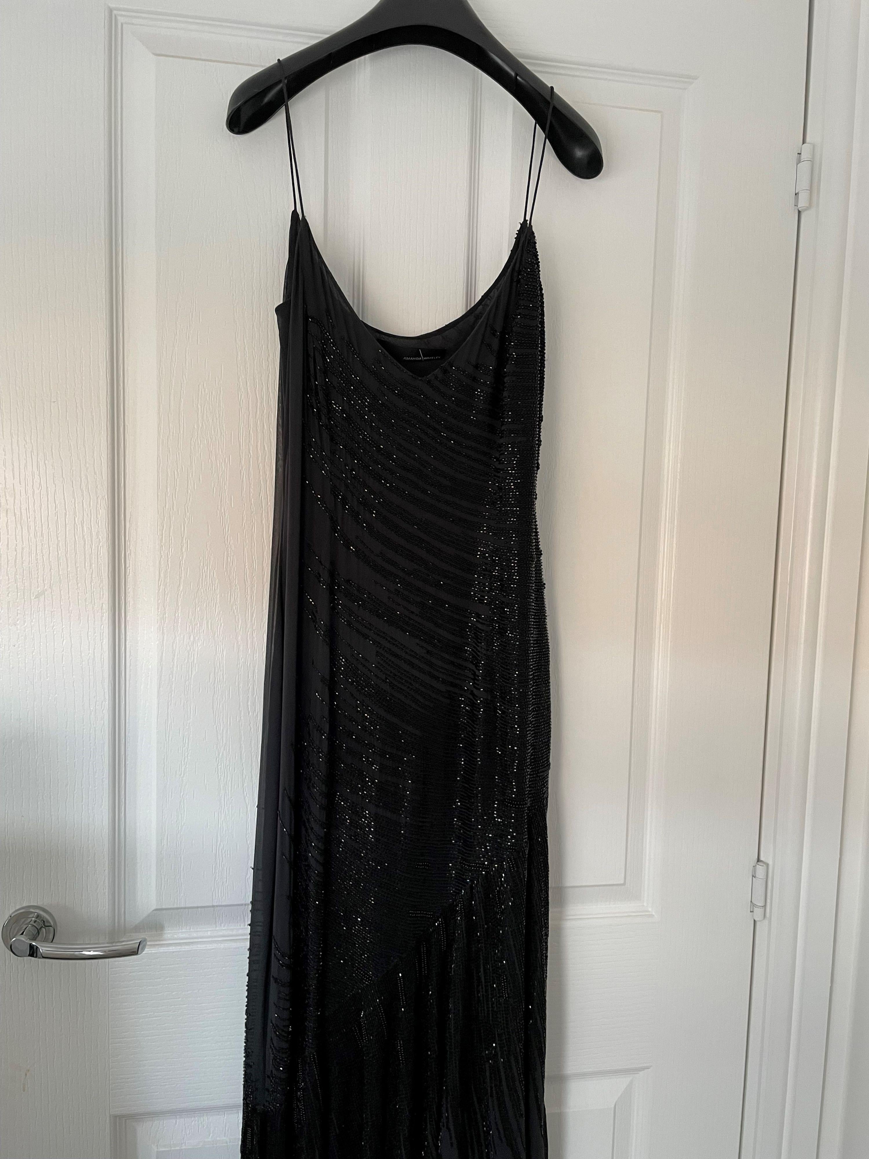 Vintage Silk Beaded Gown