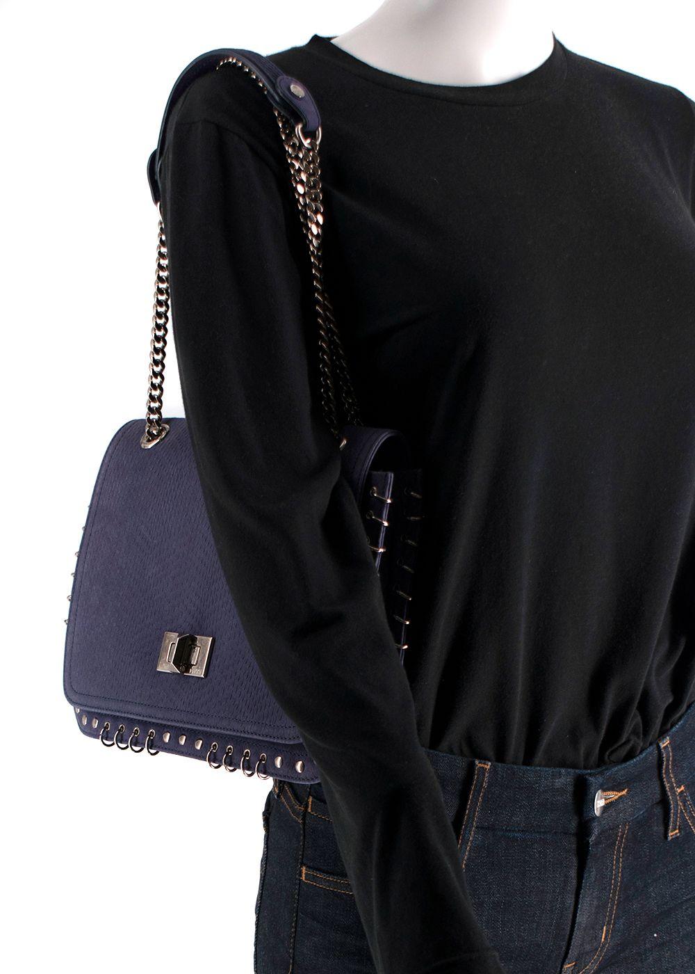 Emilio Pucci Navy Blue Shoulder Bag