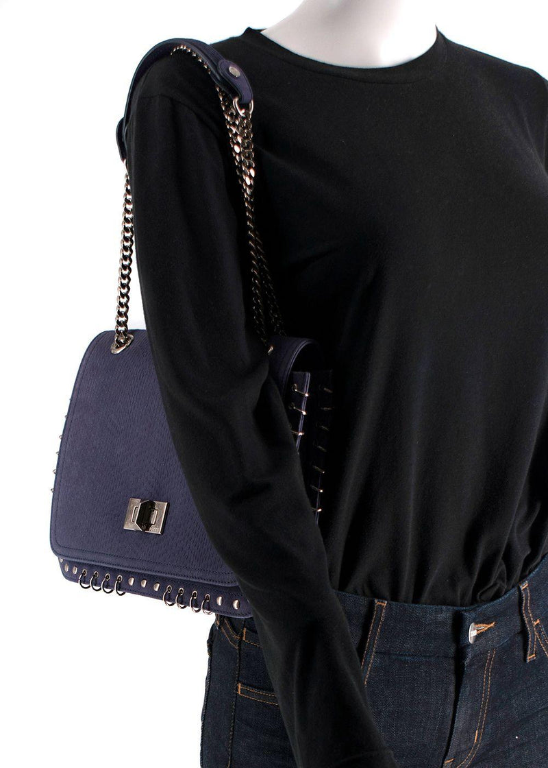 Emilio Pucci Navy Blue Shoulder Bag