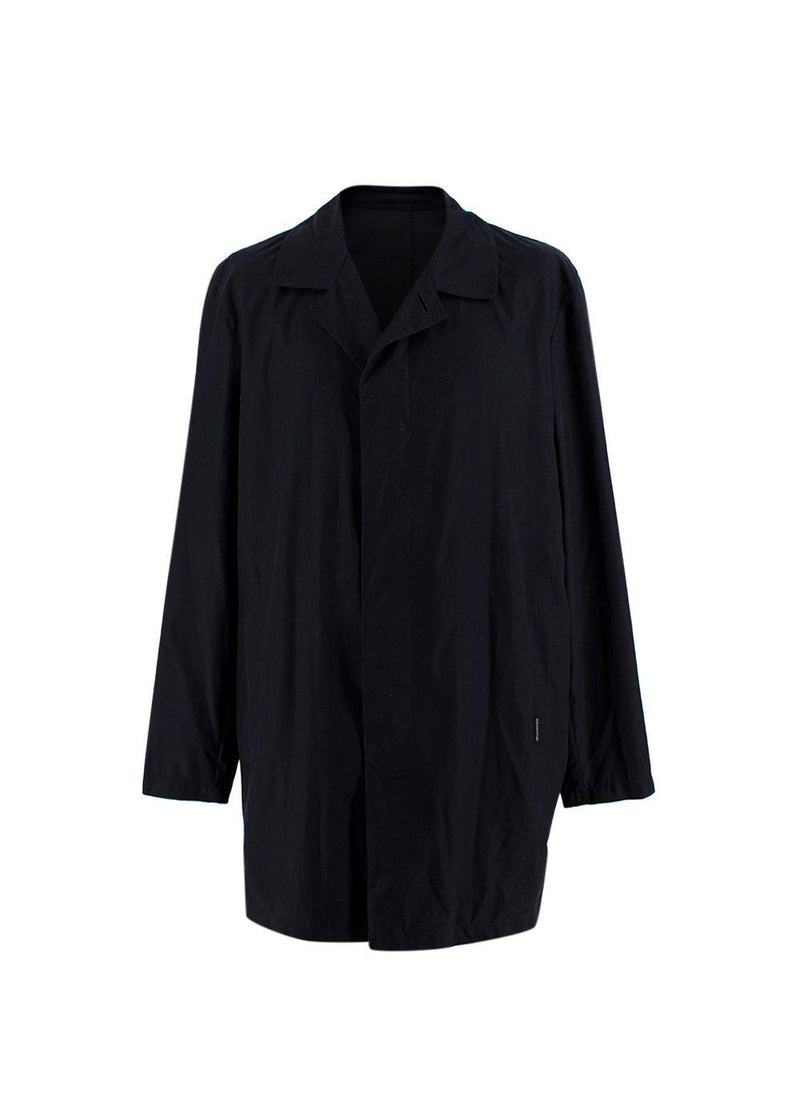 Aquascutum Black Polyester Coat