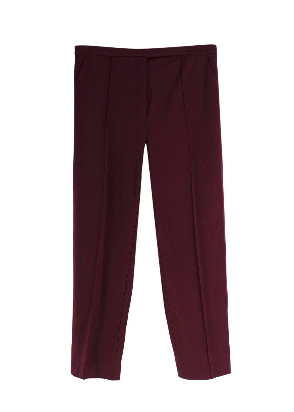 Dorothee Schumacher Burgundy Summer Cruise Trousers