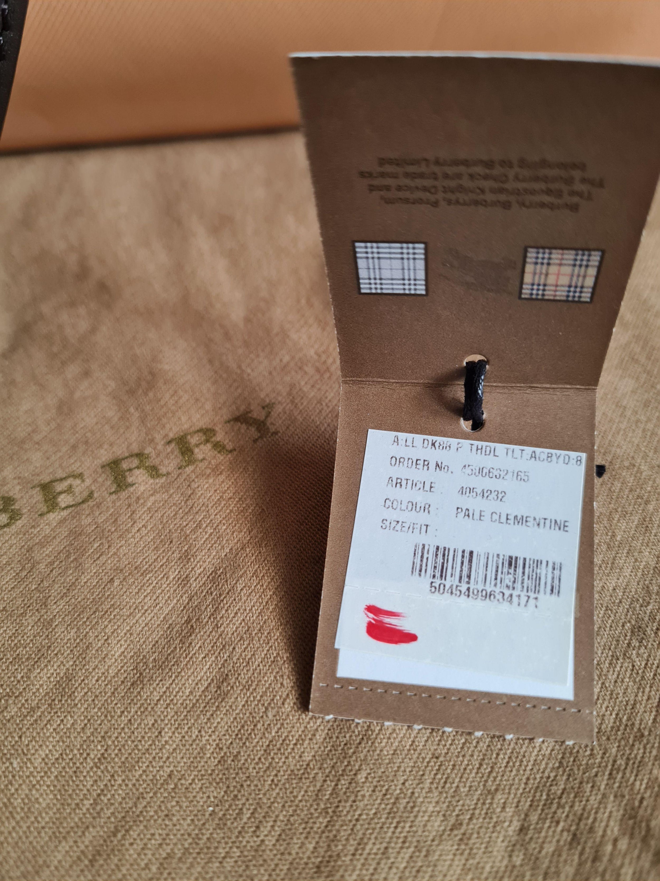 Burberry Caramel Large DK88 Top Handle Bag