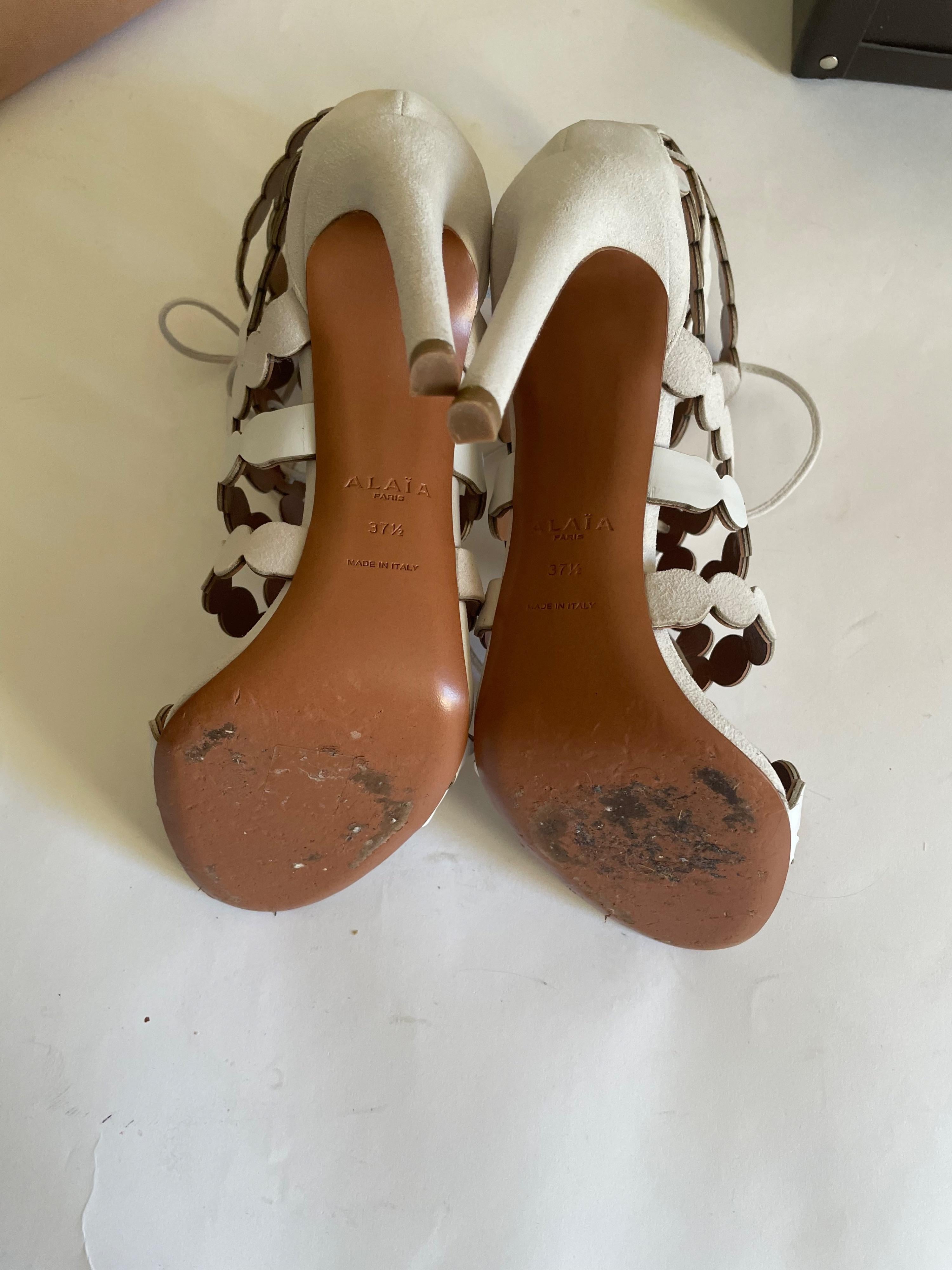 Champagne Lasercut Sandals