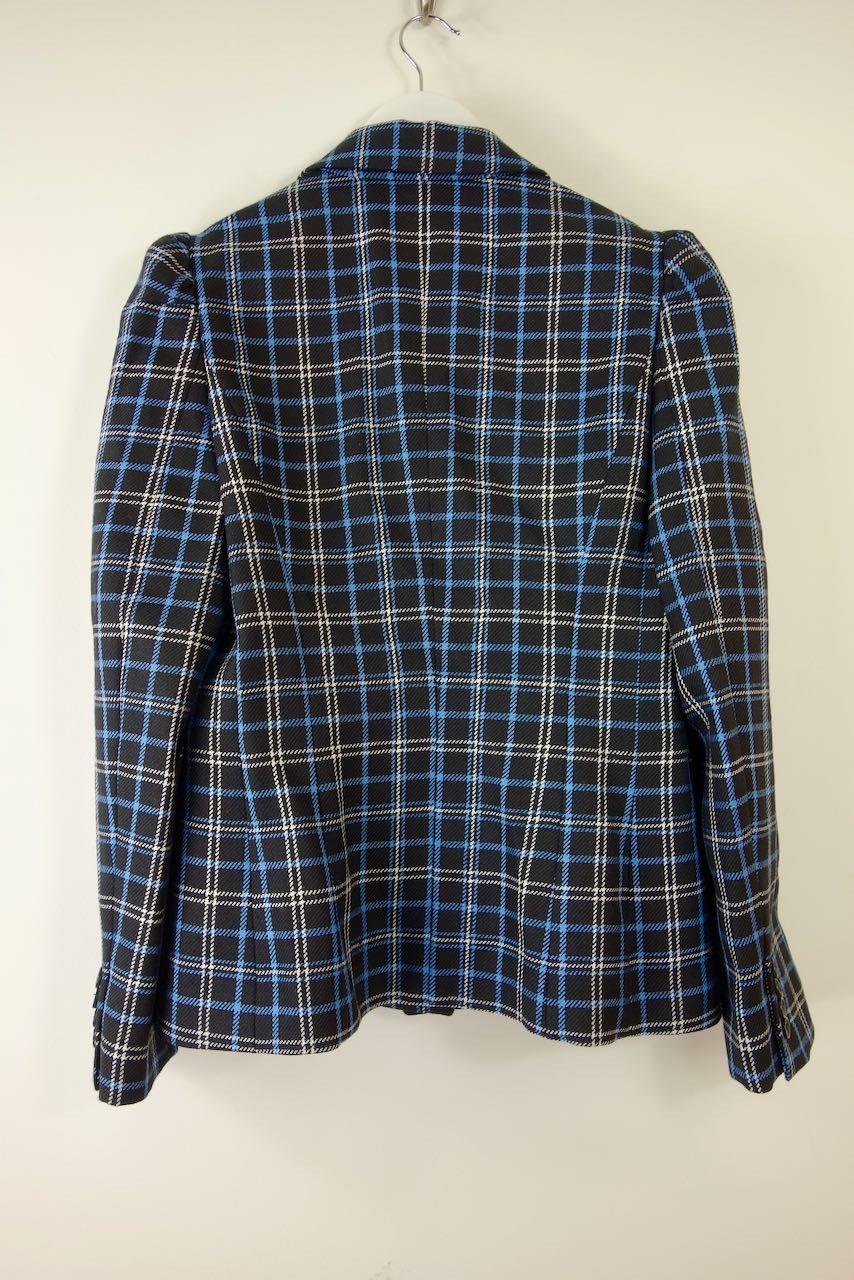Collection Plaid Virgin Wool Tailored Jacket