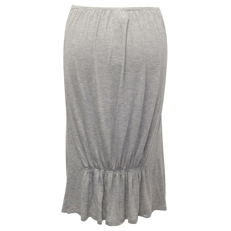 Future Ozbek Grey Stretch Skirt