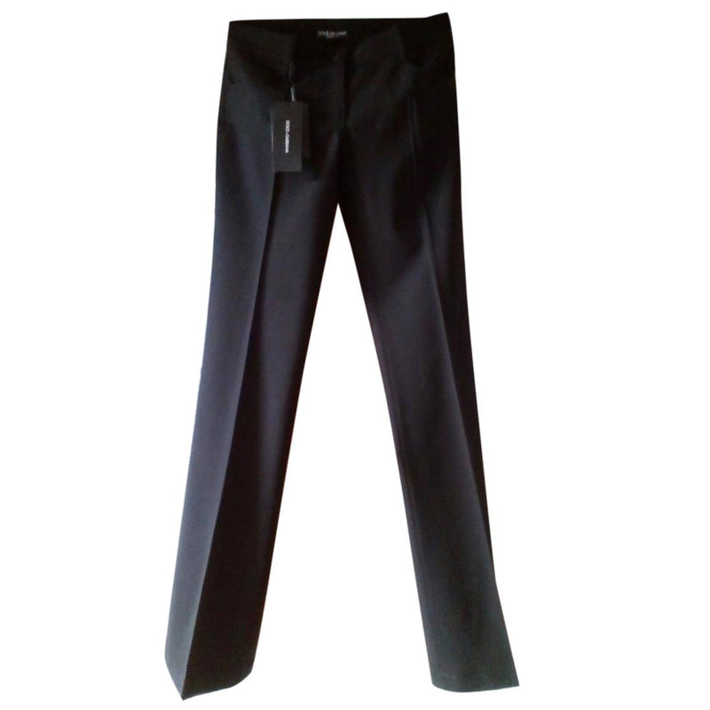Dolce & Gabbana Black Wool Pants