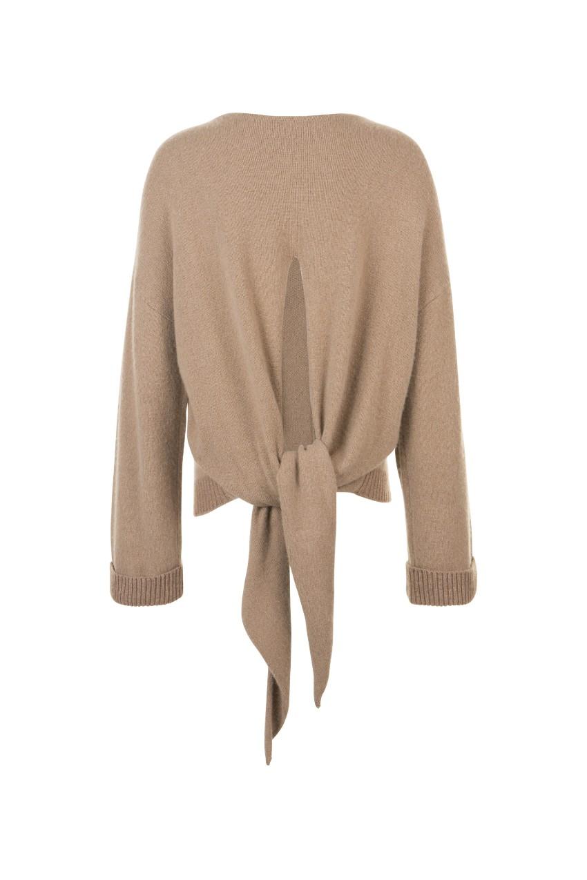 Max & Moi Cashmere Tie Back Cardigan