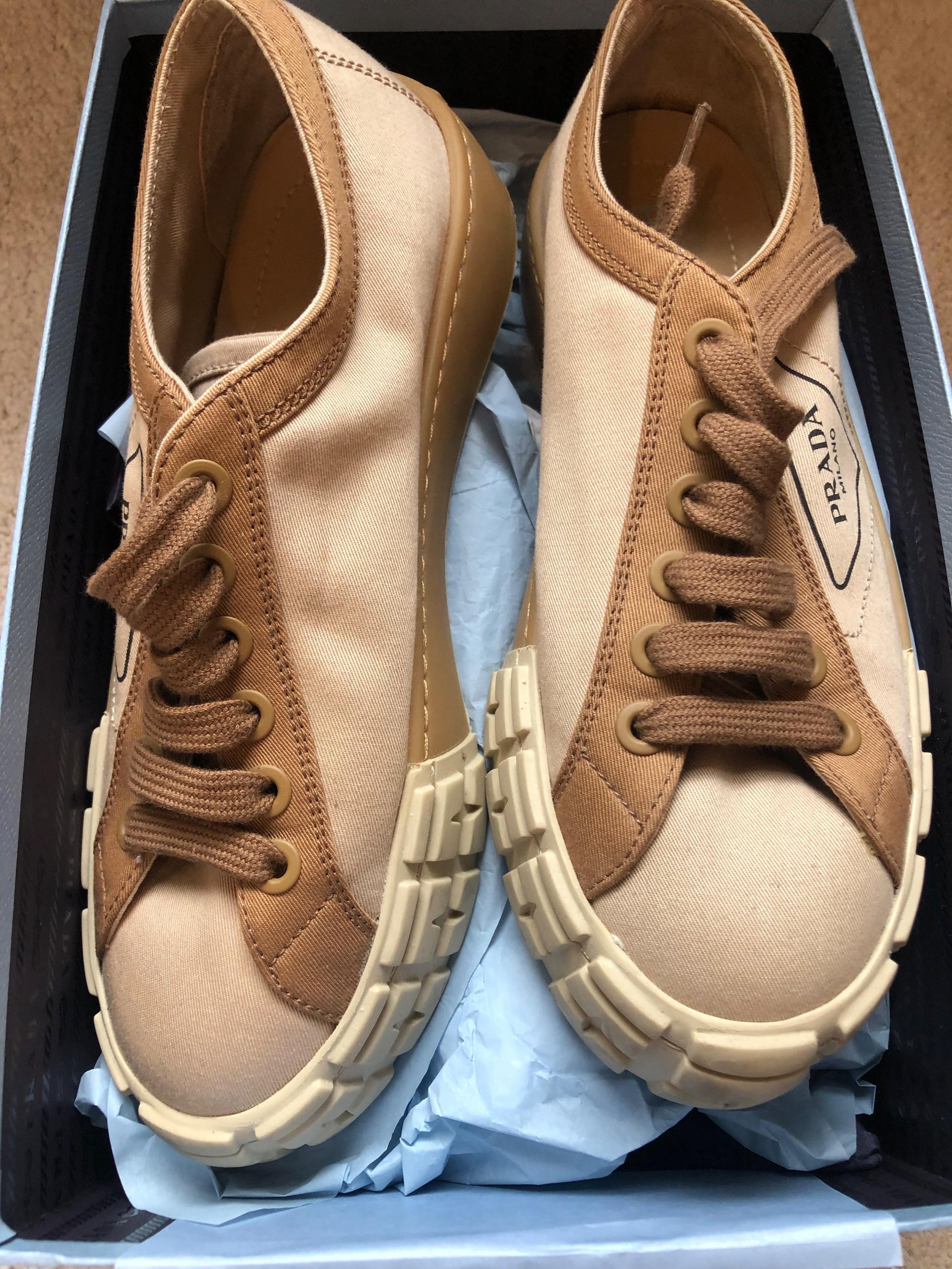 Wheel Canvas Corda Khaki Low Top Sneakers