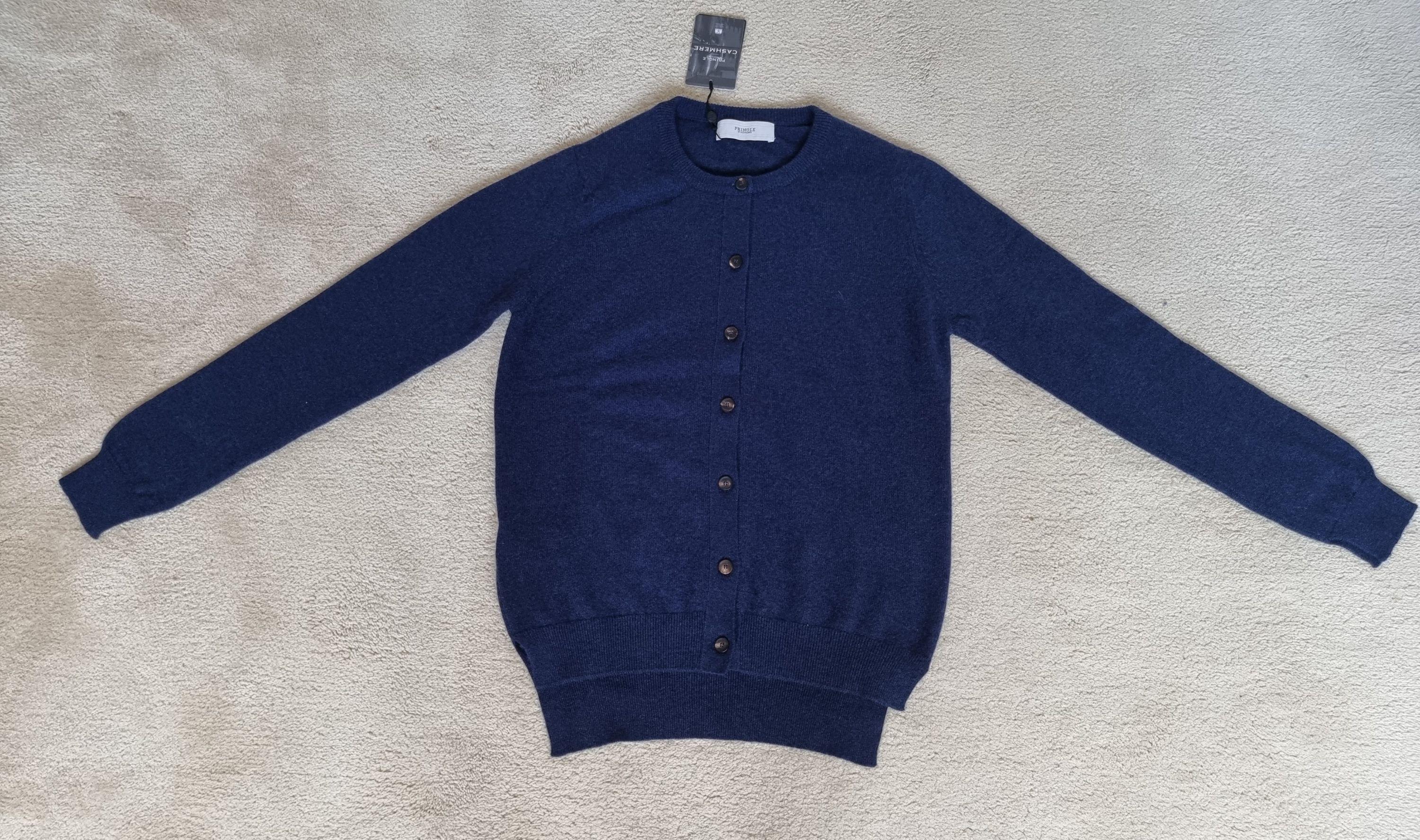 navy cashmere cardigan