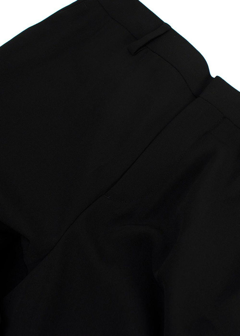 Petar Petrov Black Classic Wide Leg Trousers