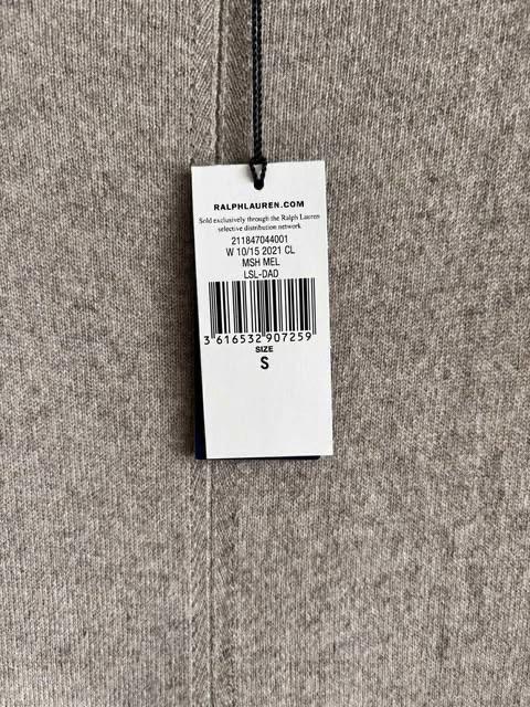 Ralph Lauren Polo Beige Cashmere Midi Dress