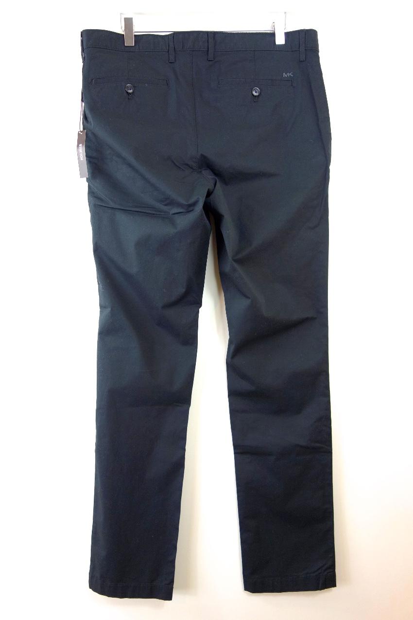 Michael Kors Black Stretch Twill Chinos