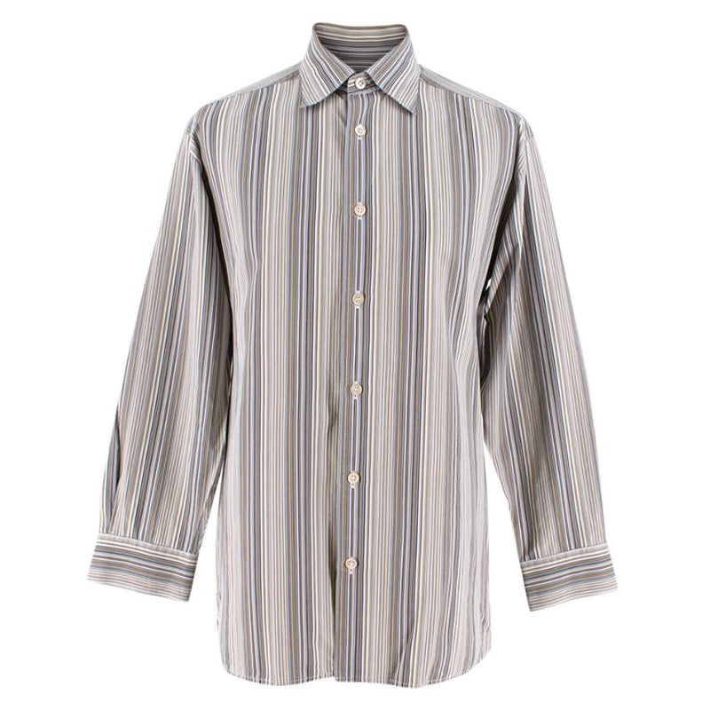Ermenegildo Zegna Striped Button-Up Shirt