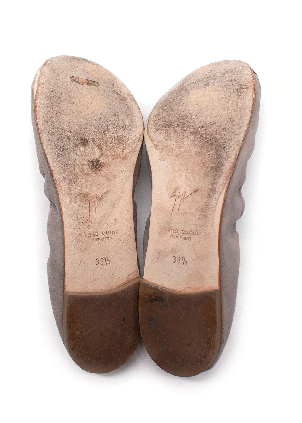 Giuseppe Zanotti Malibu Sand Ballet Pumps