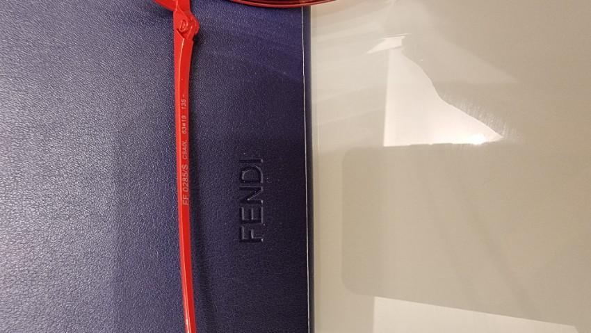 Fendi Red/Pink Run Away Pilot Sunglasses