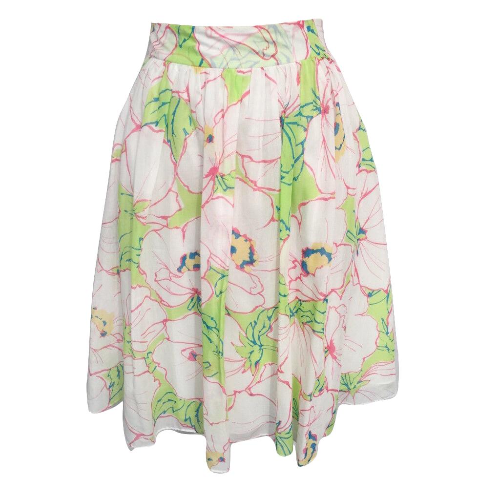 Moschino Cheap & Chic Floral Print Skirt