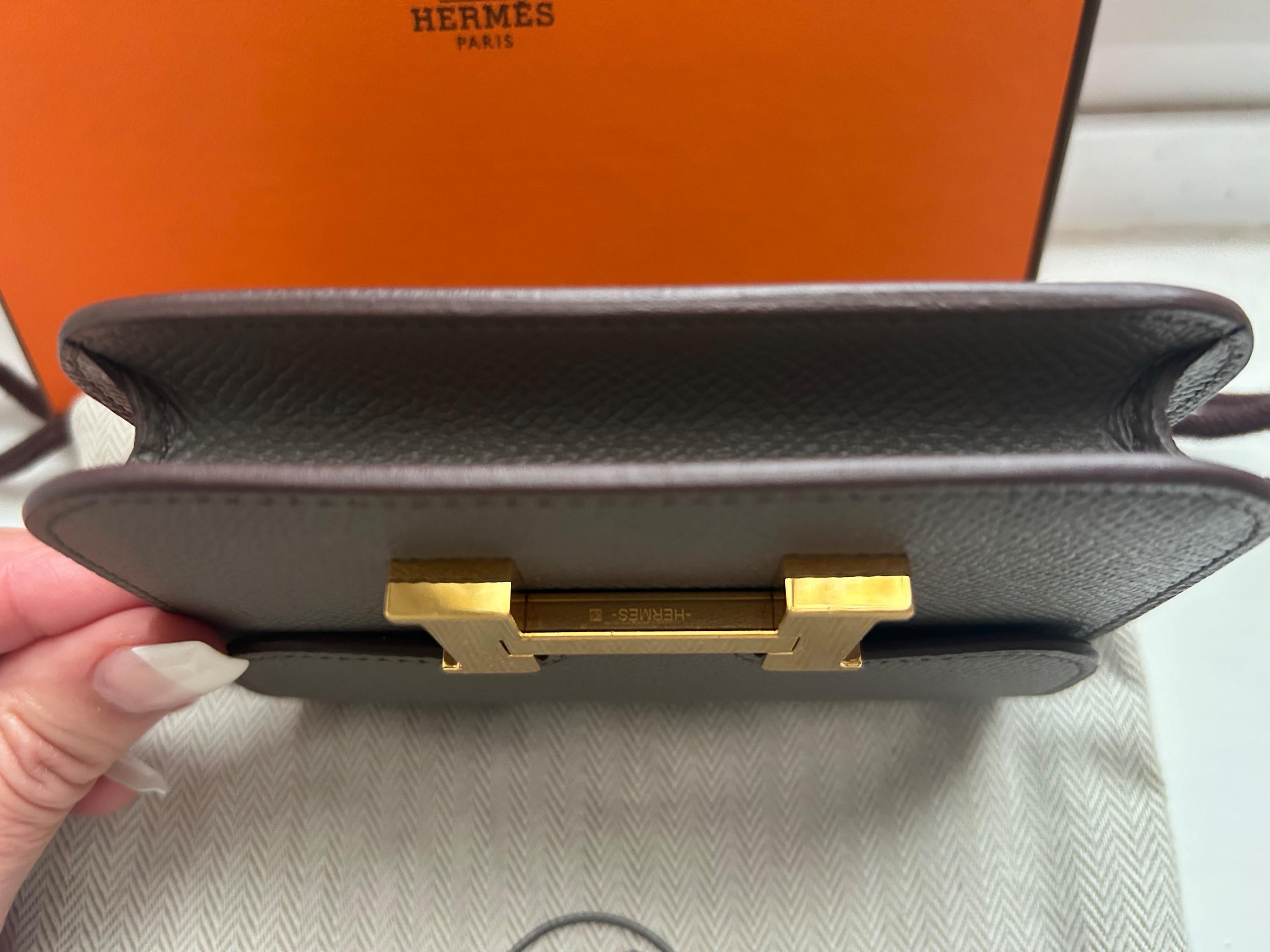 Etain Epsom Leather Constance Slim Wallet