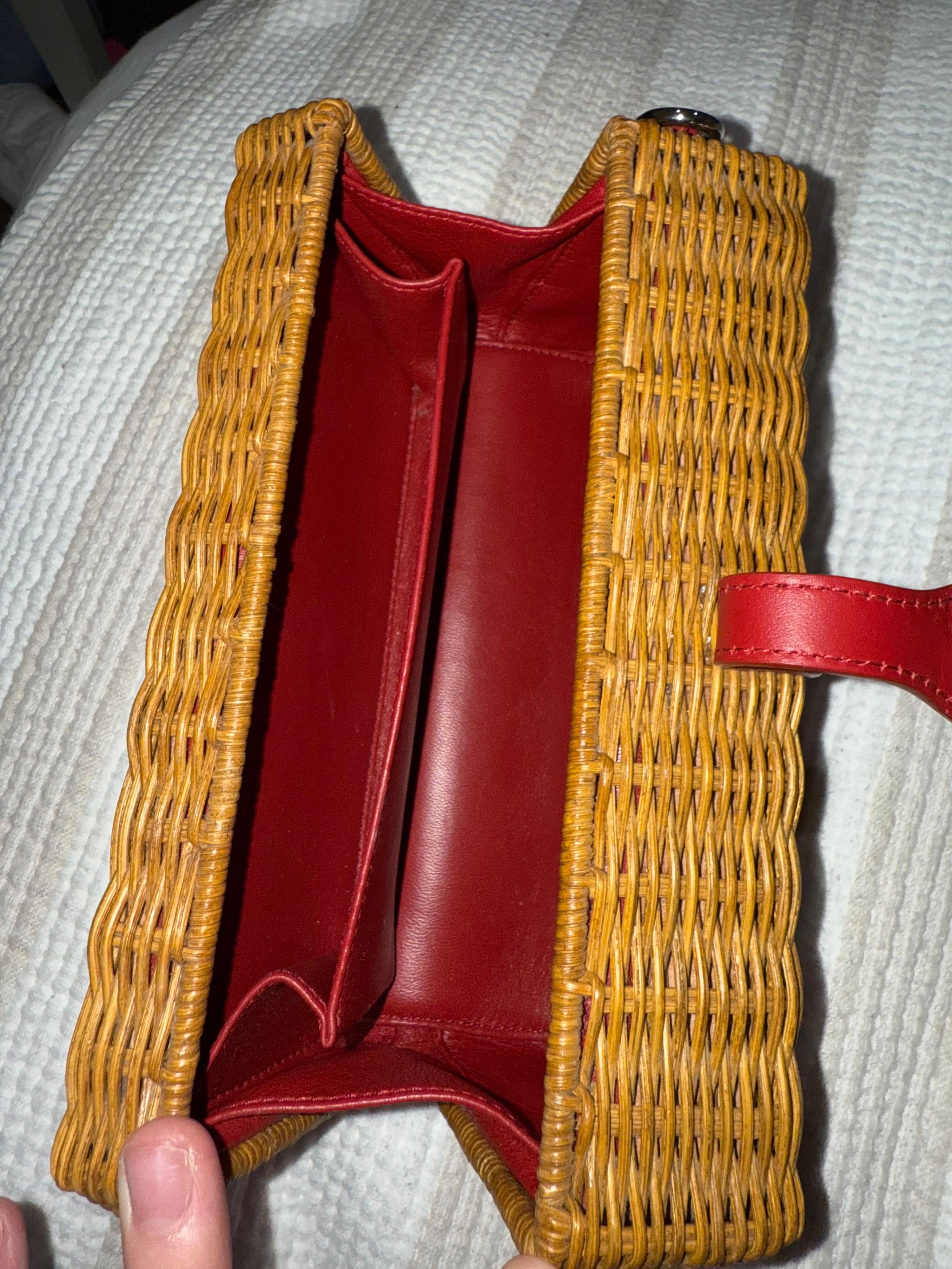 Miu Miu Raffia Clutch - NO STRAP