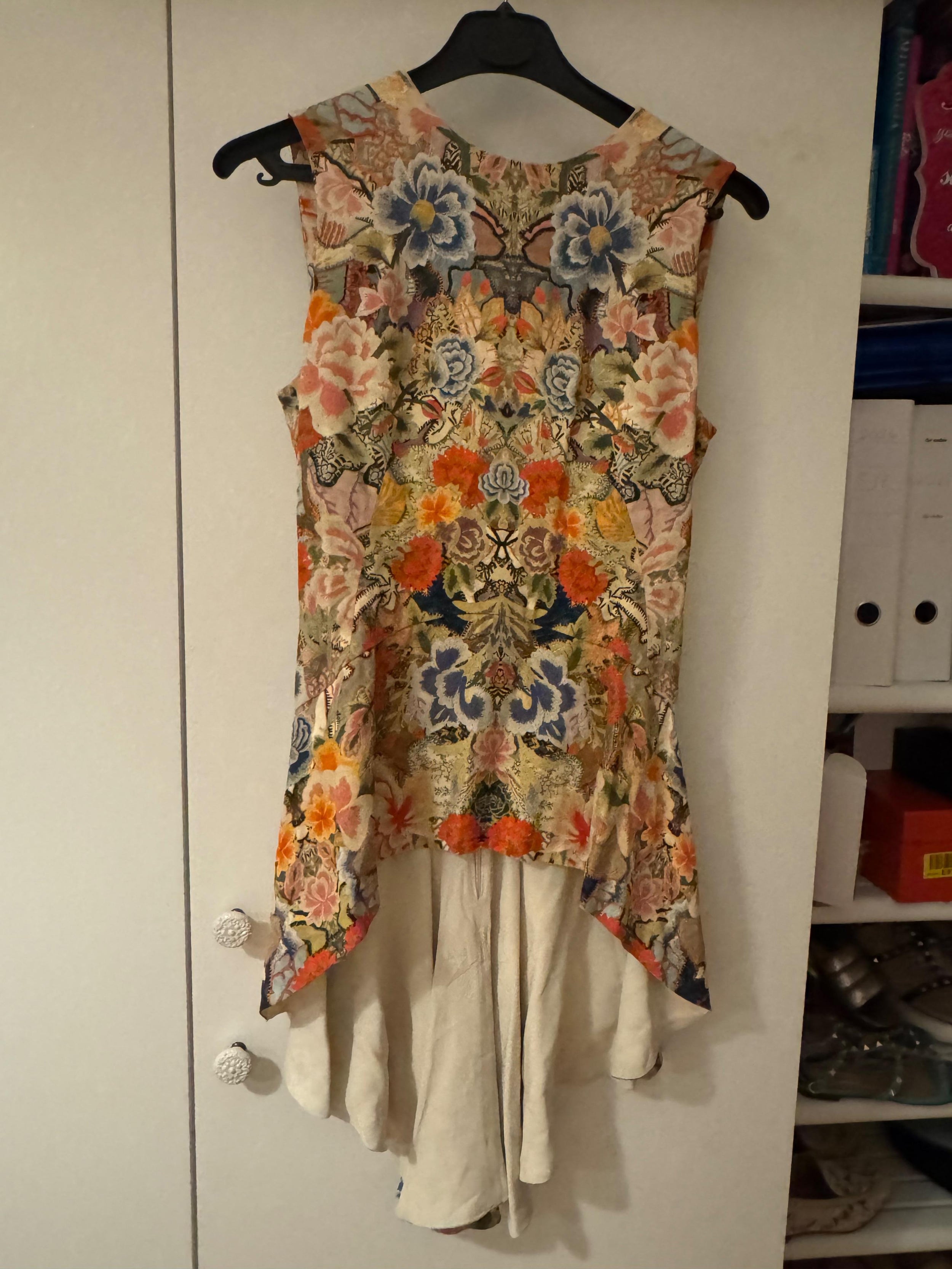 Alexander McQueen Floral Peplum Top