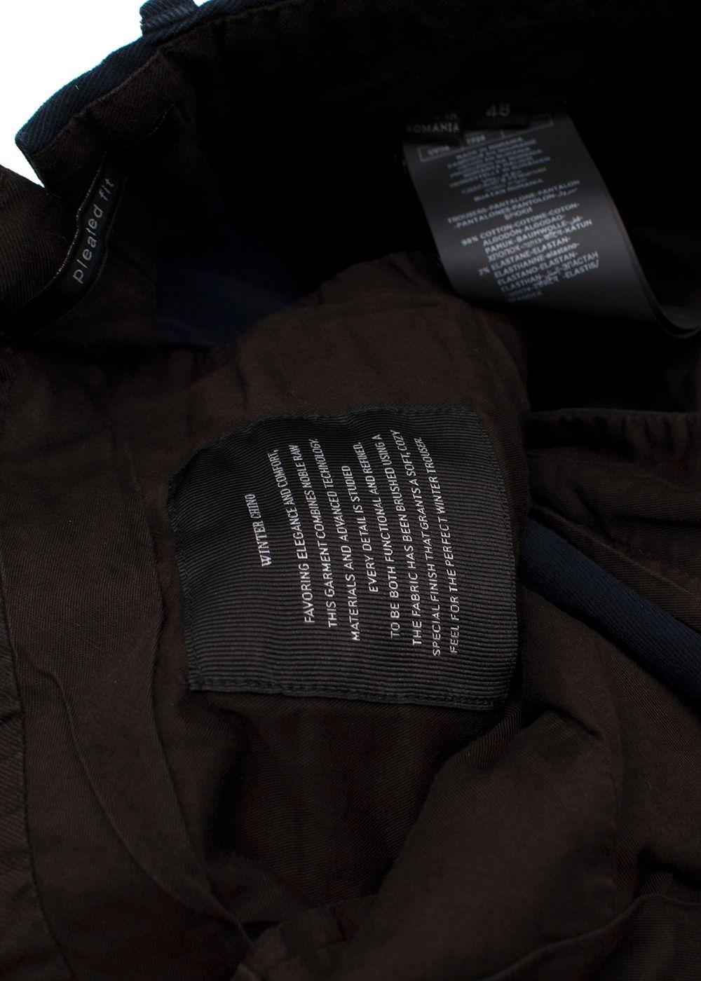 Ermenegildo Zegna Navy Trousers