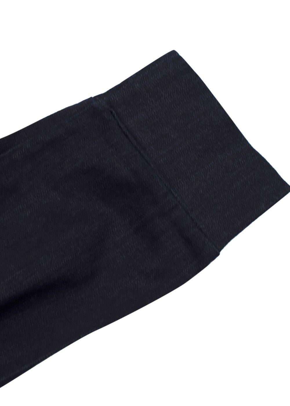 Prada Indigo Long Sleeve Top