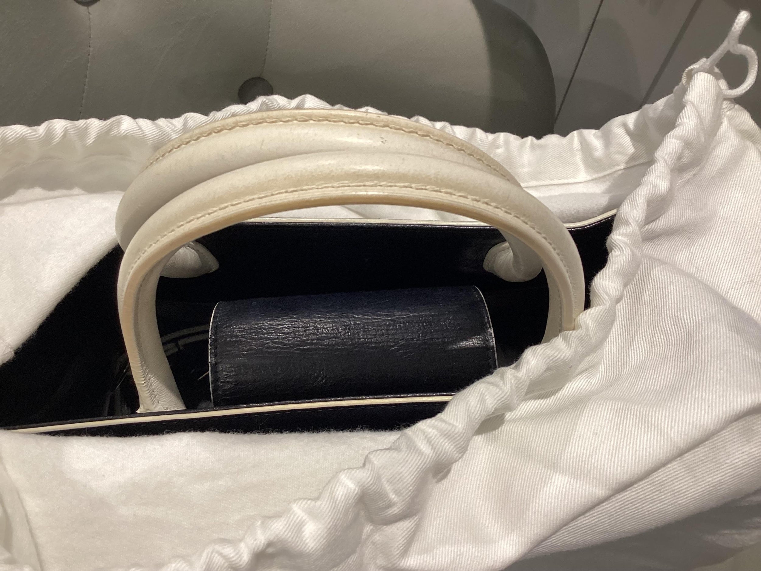 Crinkled Black Lambskin Diorever Bag