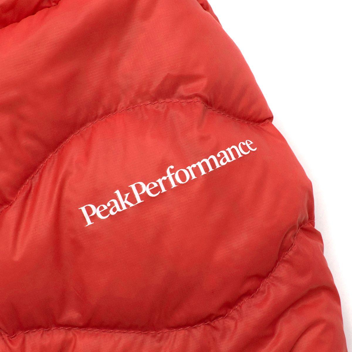 Peak performance Junior Red Unisex Puffer Jacket