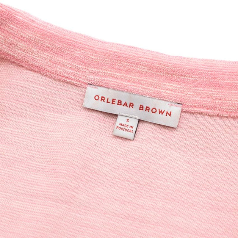 Orlebar Brown Pink Cotton Beach Top